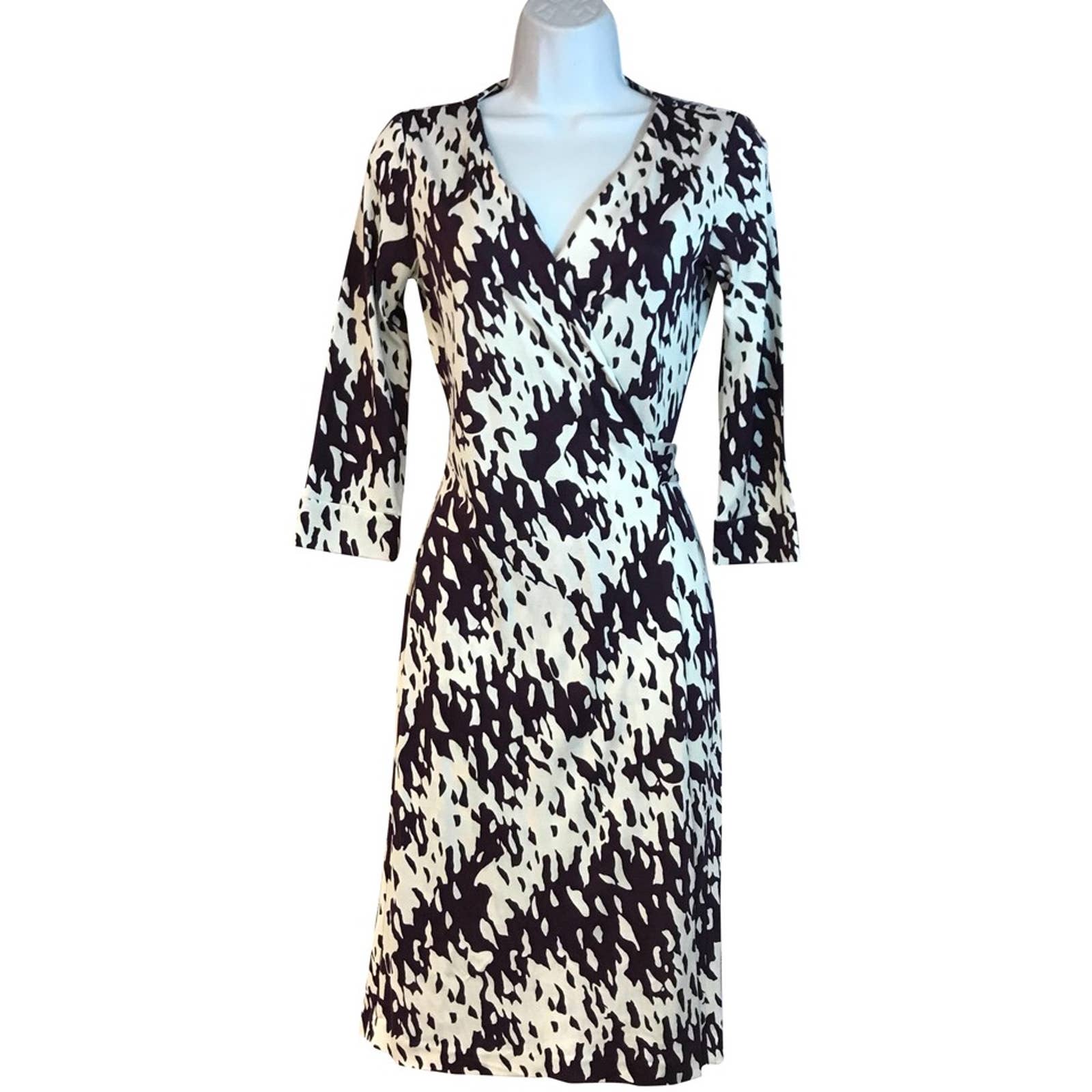 Diane Von Furstenberg Silk Wrap Dress 4